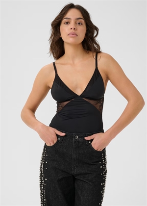 Cami lace top Sort Gestuz 